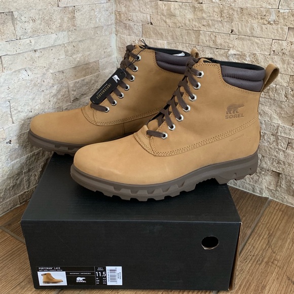 sorel portzman lace boots